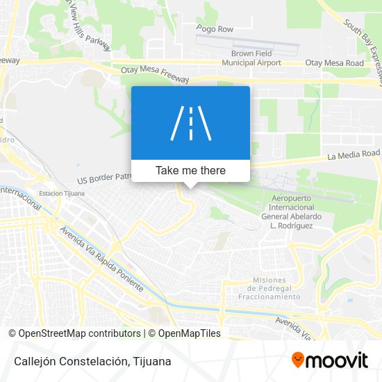 Callejón Constelación map