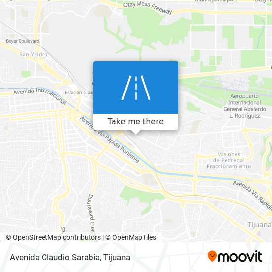 Avenida Claudio Sarabia map