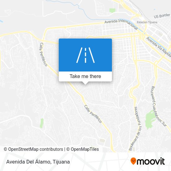 Avenida Del Álamo map