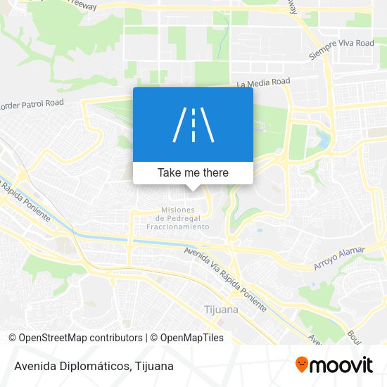 Mapa de Avenida Diplomáticos