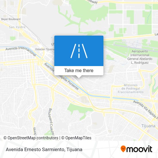 Avenida Ernesto Sarmiento map