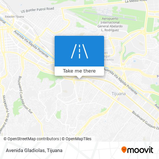 Avenida Gladiolas map