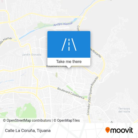 Calle La Coruña map