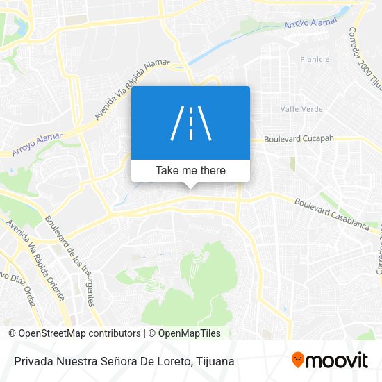 Mapa de Privada Nuestra Señora De Loreto