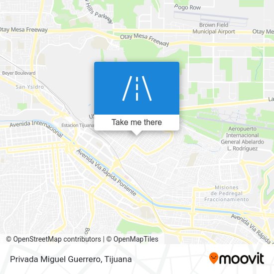 Privada Miguel Guerrero map