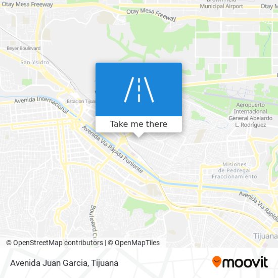 Avenida Juan Garcia map