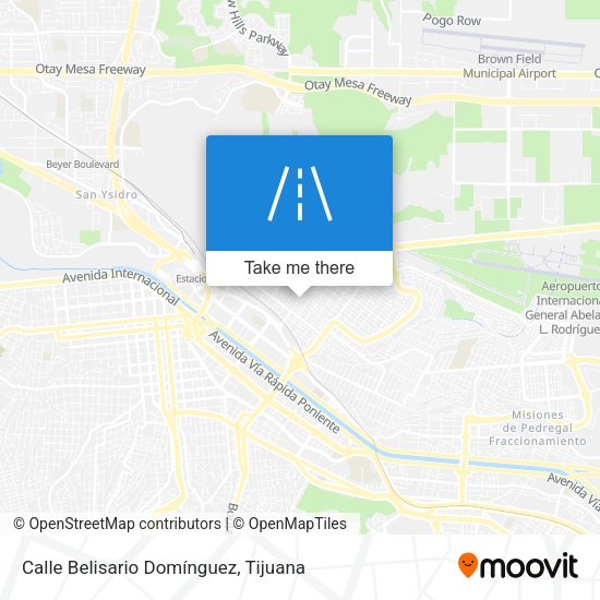 Calle Belisario Domínguez map