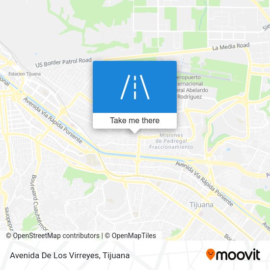 Avenida De Los Virreyes map