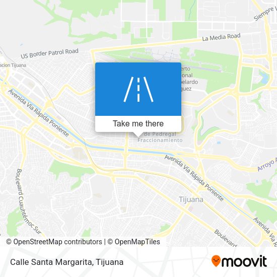 Calle Santa Margarita map
