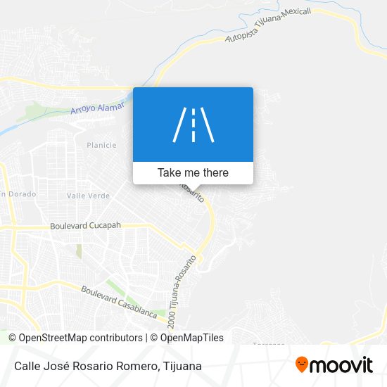 Mapa de Calle José Rosario Romero