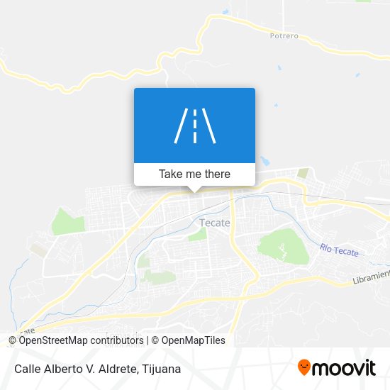 Calle Alberto V. Aldrete map