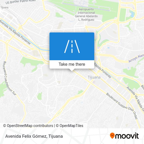 Mapa de Avenida Felix Gómez