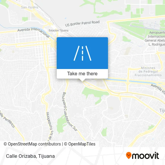 Mapa de Calle Orizaba