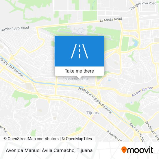 Mapa de Avenida Manuel Ávila Camacho