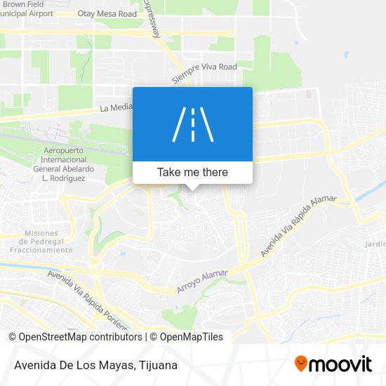 Avenida De Los Mayas map