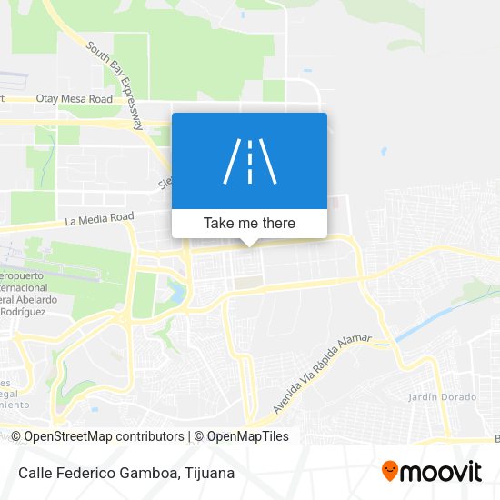 Calle Federico Gamboa map