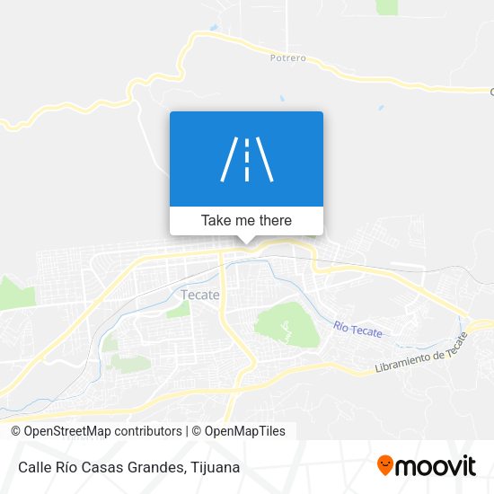 Calle Río Casas Grandes map