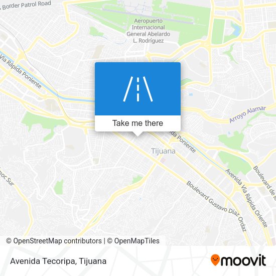 Avenida Tecoripa map