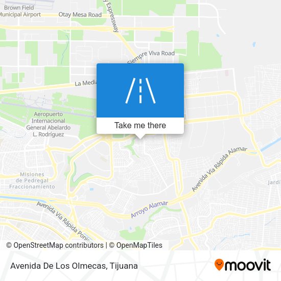 Avenida De Los Olmecas map