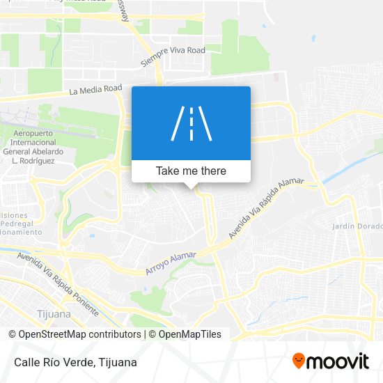Calle Río Verde map