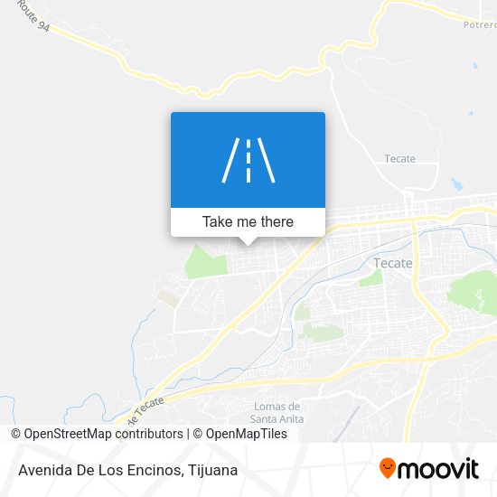 Avenida De Los Encinos map