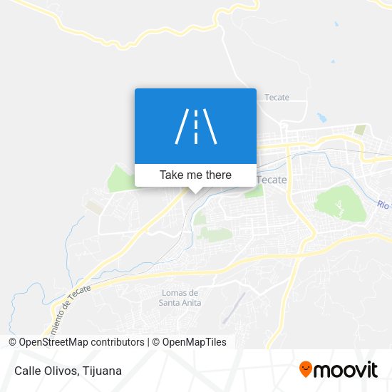 Mapa de Calle Olivos