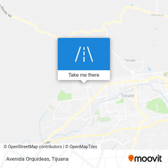 Avenida Orquídeas map
