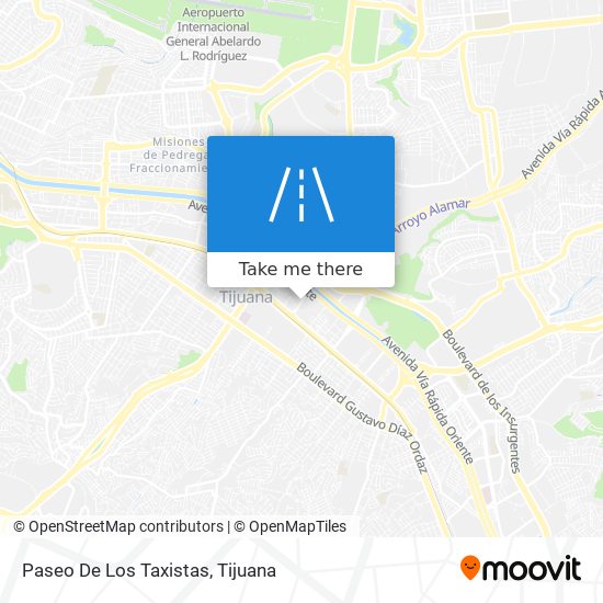 Paseo De Los Taxistas map