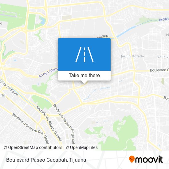 Boulevard Paseo Cucapah map