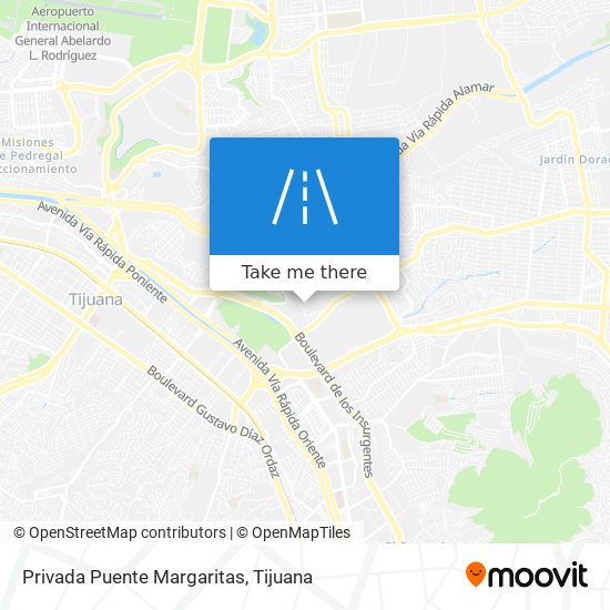 Privada Puente Margaritas map