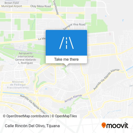 Mapa de Calle Rincón Del Olivo