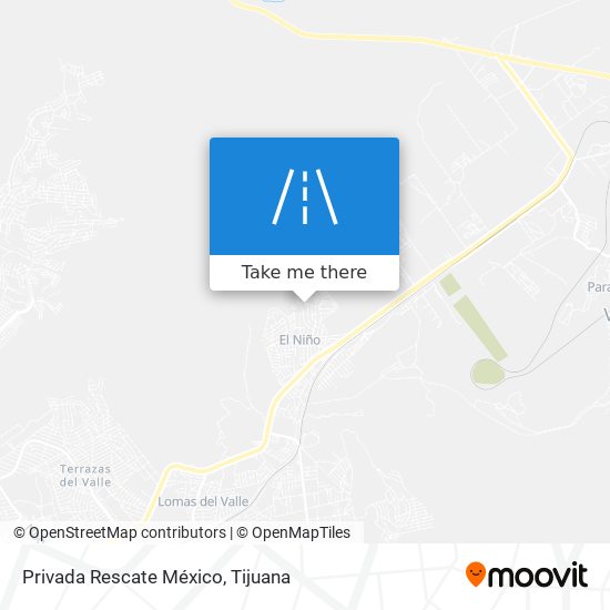 Privada Rescate México map