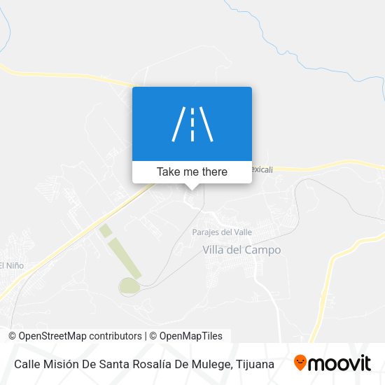 Calle Misión De Santa Rosalía De Mulege map