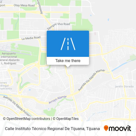 Calle Instituto Técnico Regional De Tijuana map
