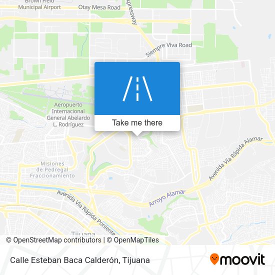 Calle Esteban Baca Calderón map