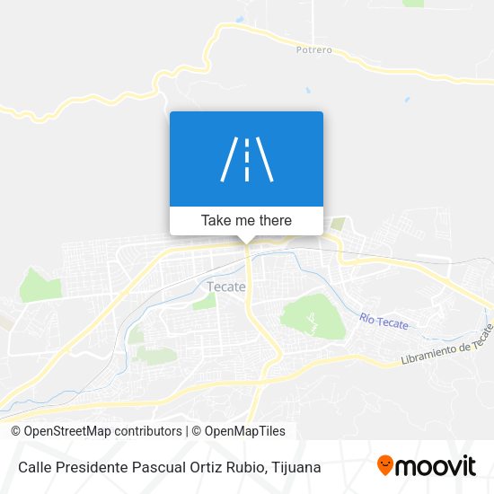 Calle Presidente Pascual Ortiz Rubio map