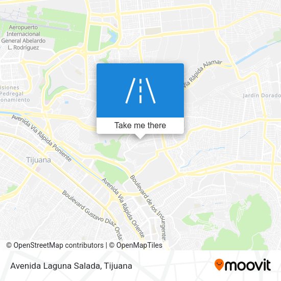 Avenida Laguna Salada map