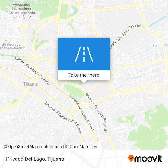 Privada Del Lago map