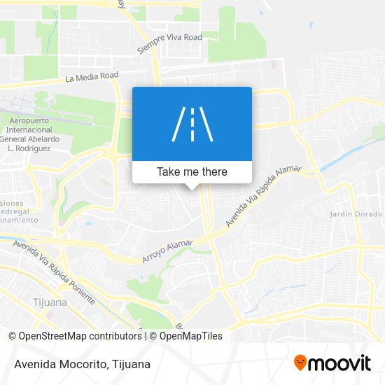 Avenida Mocorito map