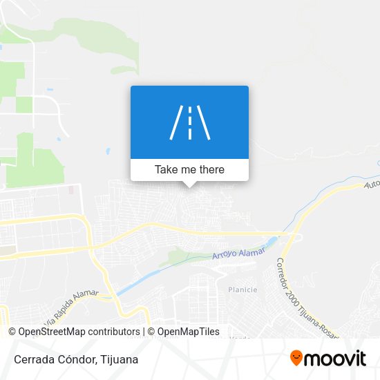 Mapa de Cerrada Cóndor