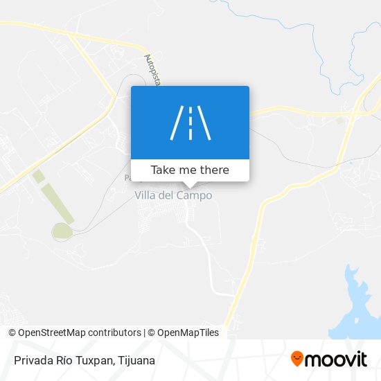 Privada Río Tuxpan map