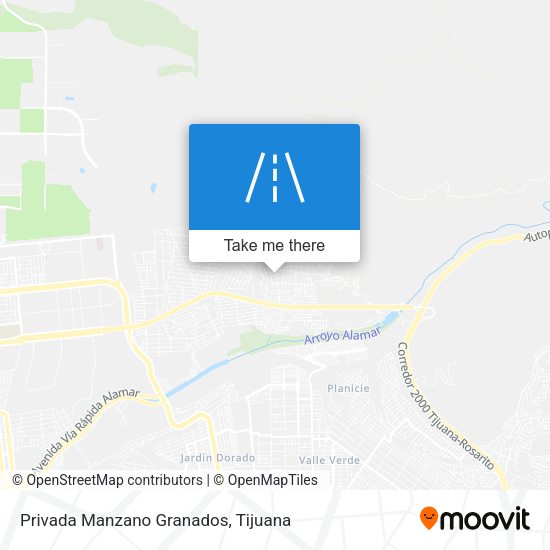 Privada Manzano Granados map