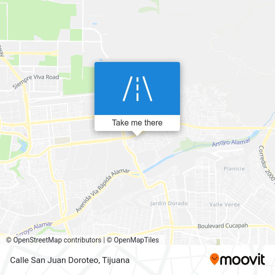 Calle San Juan Doroteo map