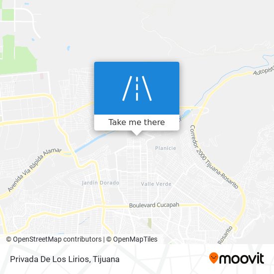 Privada De Los Lirios map