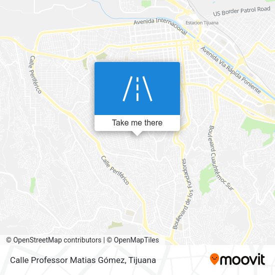 Calle Professor Matias Gómez map