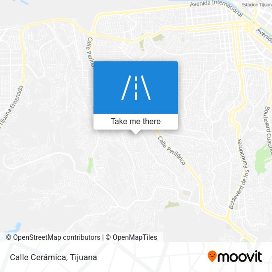 Mapa de Calle Cerámica