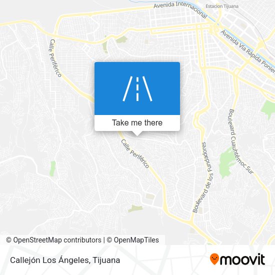 Callejón Los Ángeles map