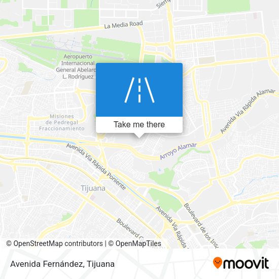 Mapa de Avenida Fernández