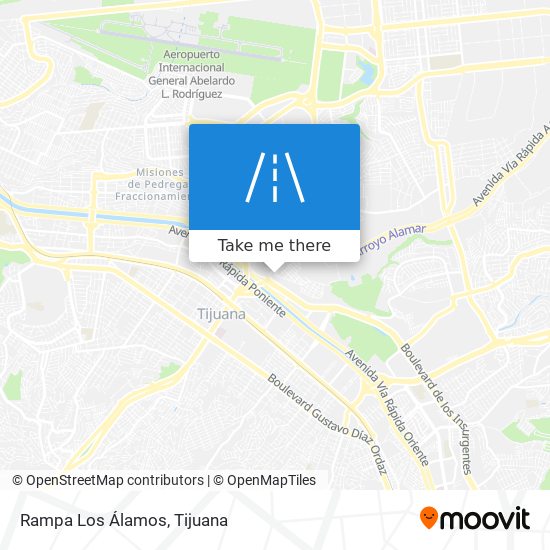 Rampa Los Álamos map