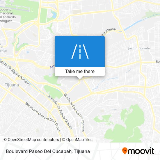 Boulevard Paseo Del Cucapah map
